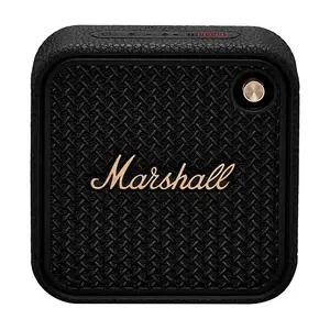 Pārnēsājams Bluetooth skaļrunis MARSHALL Willen II Black & Brass — ūdensizturīgs, kompakts
