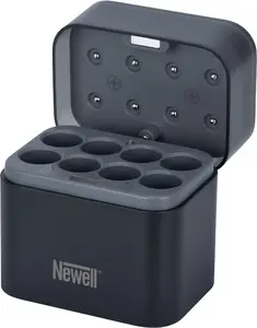 Зарядное устройство Newell 8‑канальное для Li‑ion и Ni‑MH аккумуляторов