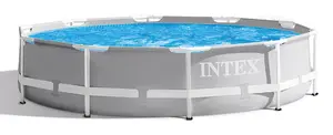 Framed pool Intex PrismFrame Round 3050×760 mm, capacity 4485 L, filter 1250 L/h, wall 0.5 mm