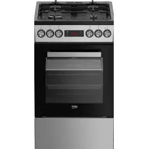 Freestanding cooker BEKO FSM52332DXDT 5-burner gas hob 60 cm, electric oven 60 L, energy class A