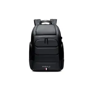Laptop backpack MYBALO Atlas MY-BA-240018 — spacious black, for up to standard laptops