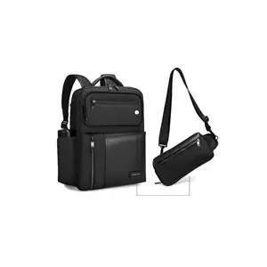 Laptop backpack MYBALO Narvalo DUO 2-in-1 MY-BA-240010 — convertible backpack and carry case for laptop