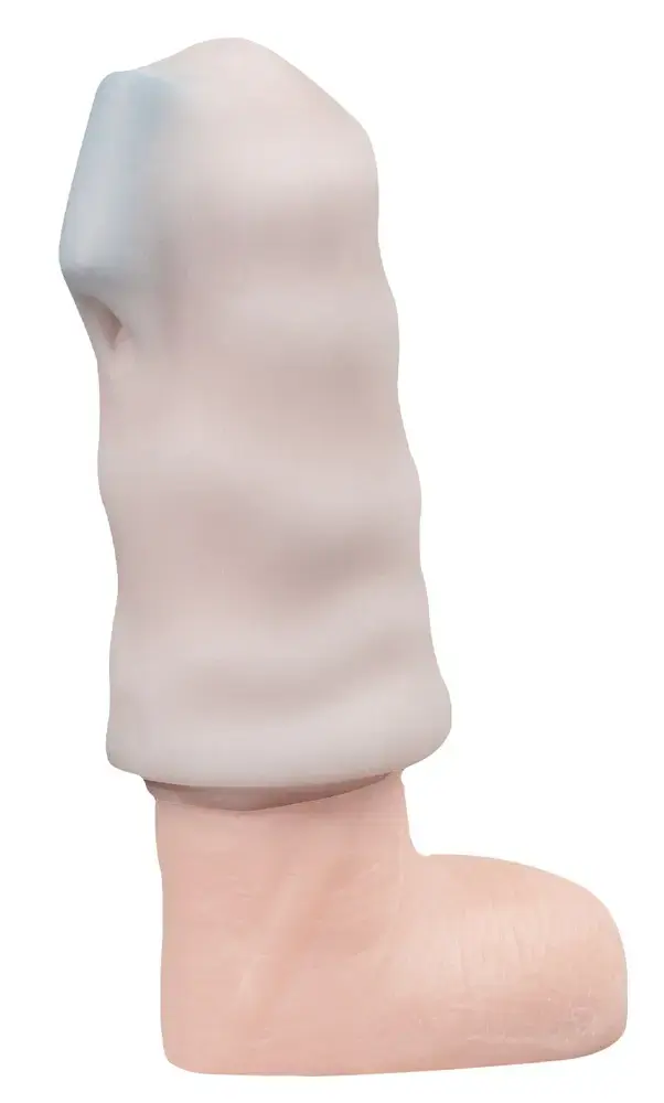 Vibeggs Masturbator Silicone Black — вибрирующая насадка Photo 7