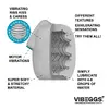 Vibeggs Masturbator Silicone Black — вибрирующая насадка Photo 9