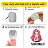 Vibeggs Masturbator Silicone Black — вибрирующая насадка Photo 11