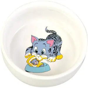 Керамическая миска для животных Trixie 0,3 л, диаметр 11 см