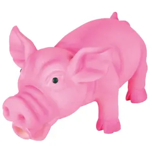 Игрушка для собак Trixie Pig мягкая плюшевая с пищалкой, 17 см
