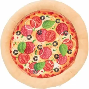 Плюшевая игрушка для собак Trixie Pizza круглая мягкая игрушка ø 26 см