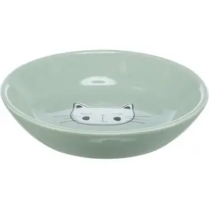 Керамическая плоская миска для животных Trixie 112174 — 0,2 л, 14 см