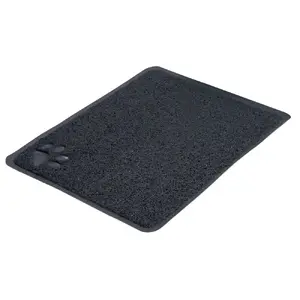 Cat litter mat TRIXIE 40381 Rectangular PVC Black 370x450mm
