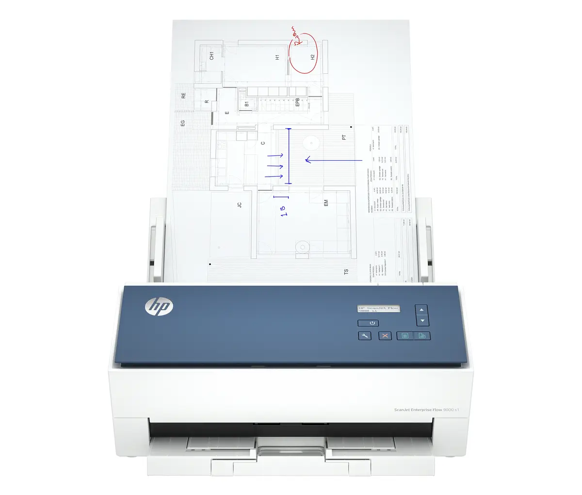 HP ScanJet Enterprise Flow 9000 s1 ADF Skeneris Photo 7