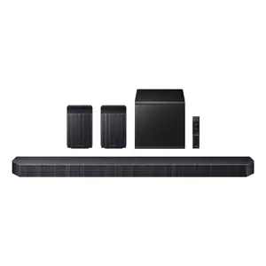 Саундбар Samsung HW-Q930F 9.1.4 канала 580 Вт чёрный, беспроводной сабвуфер, 17 динамиков
