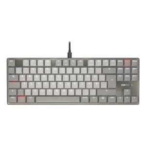 Mechanical Tenkeyless Keyboard Cherry KC 500 MX LP TKL — QWERTZ German, USB, 88 keys, Grey