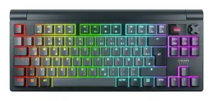 Игровая механическая клавиатура Cherry MX 8.3 TKL Wireless USB, радиоканал и Bluetooth Немецкая раскладка QWERTZ RGB подсветка Серый