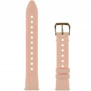 Silicone strap for Garett smart watch, 18 mm width, pink