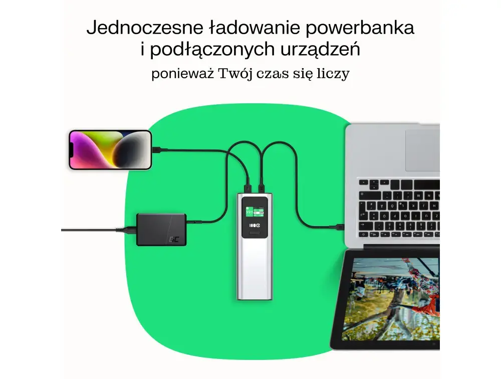 Green Cell PBGC25UD portable battery 25200 mAh Photo 11
