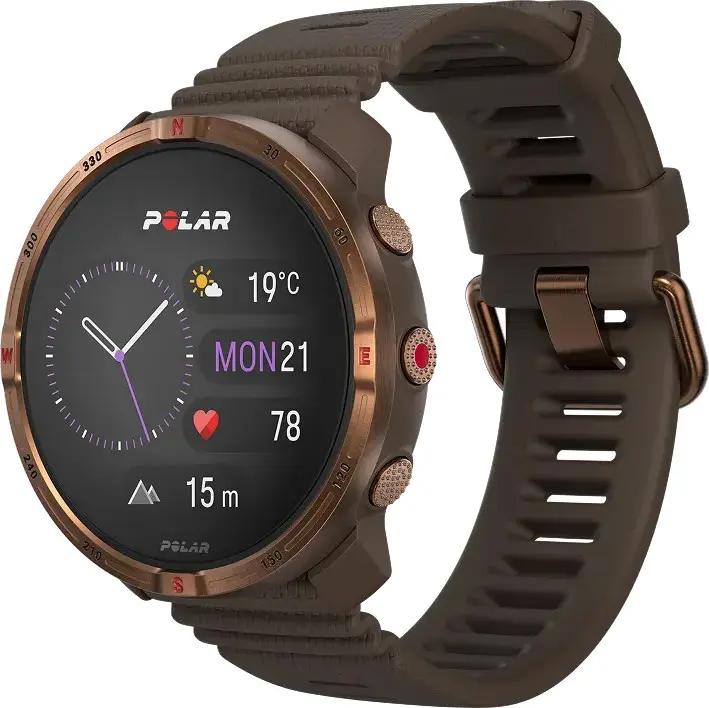 Pulkstenis Polar Grit X2 Brūni-varš S-L