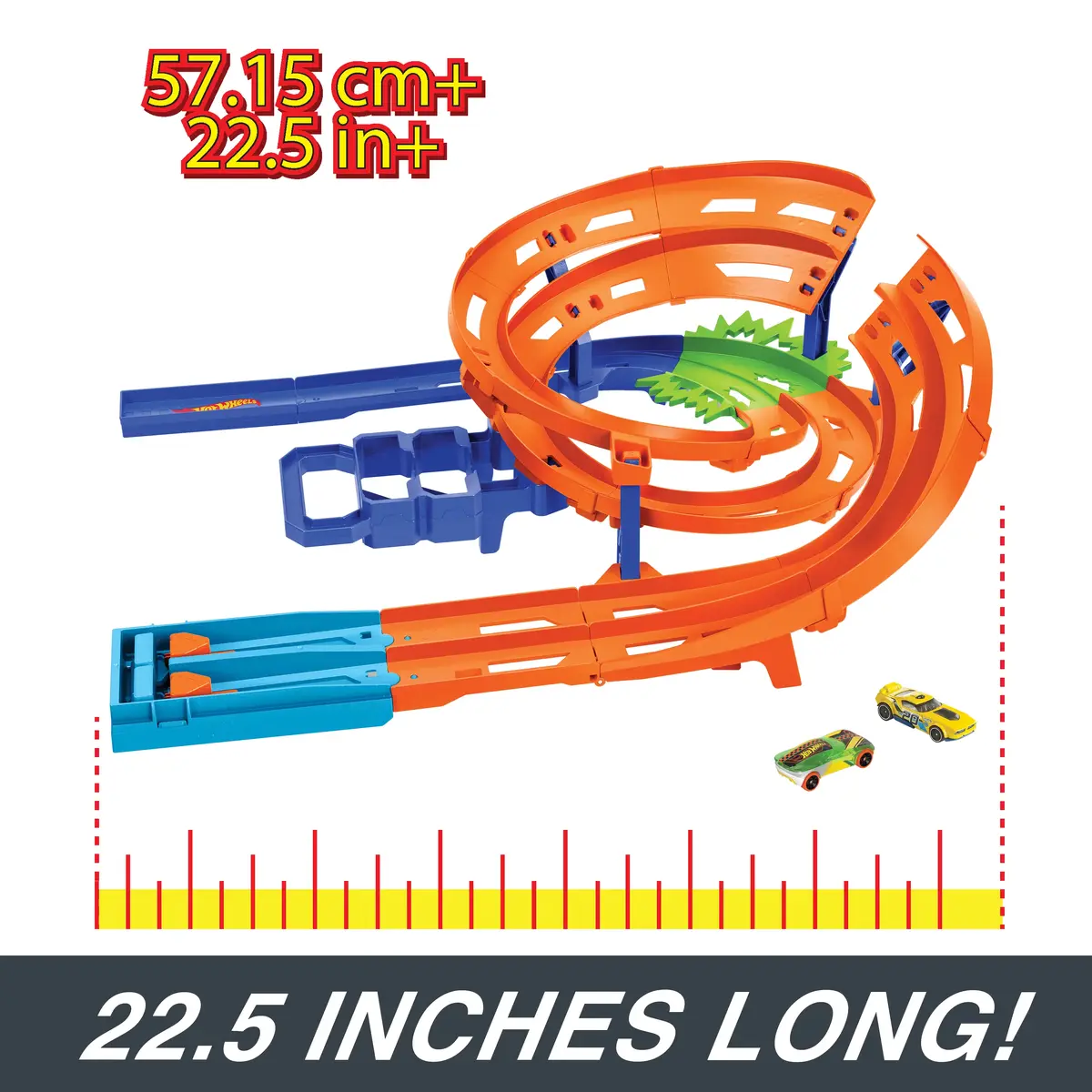 Transporta un trases komplekts Mattel Hot Wheels Action Whip Around Raceway Photo 3