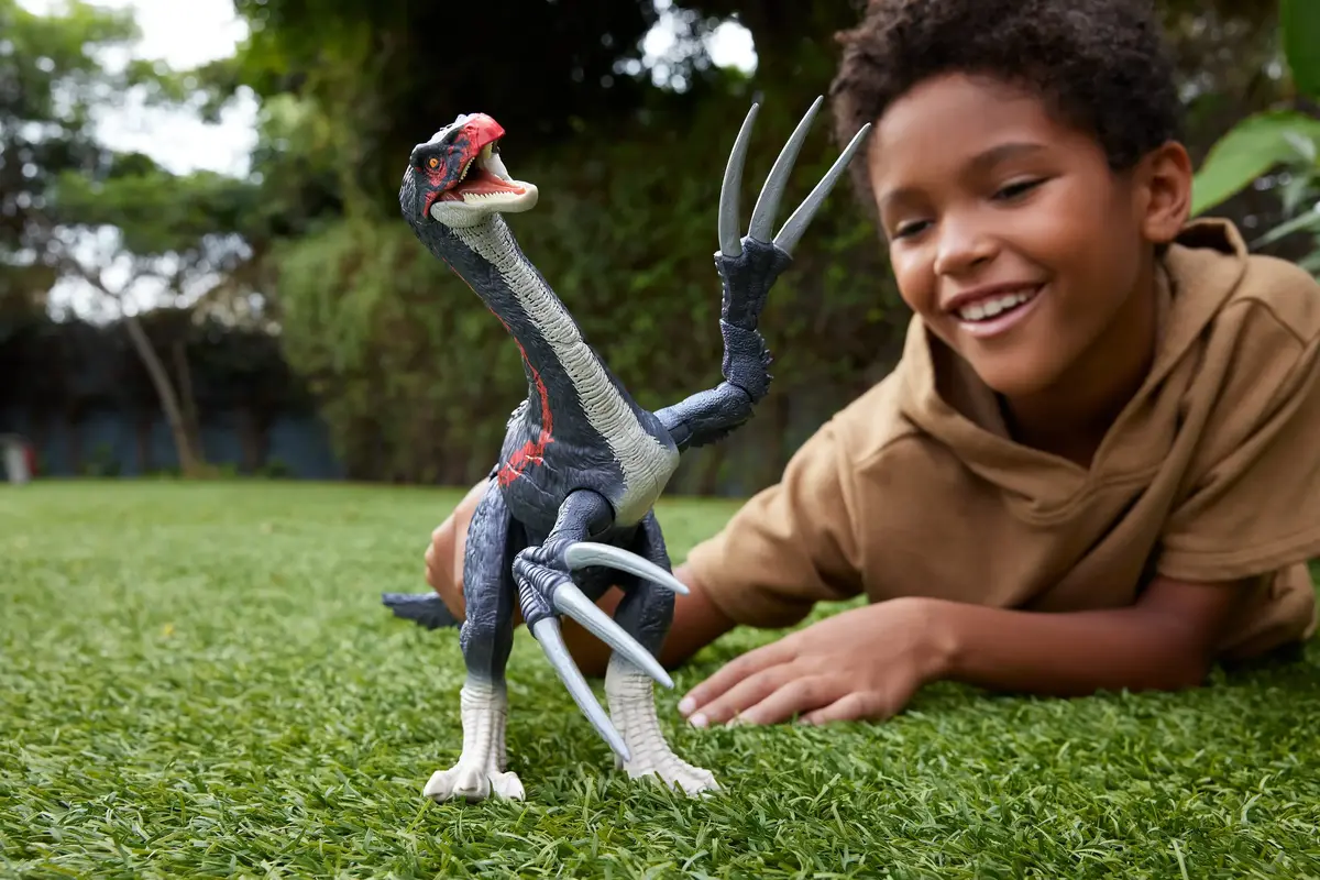Jurassic World Slash N Roar Therizinosaurus Dinosaurus Figūra Photo 3
