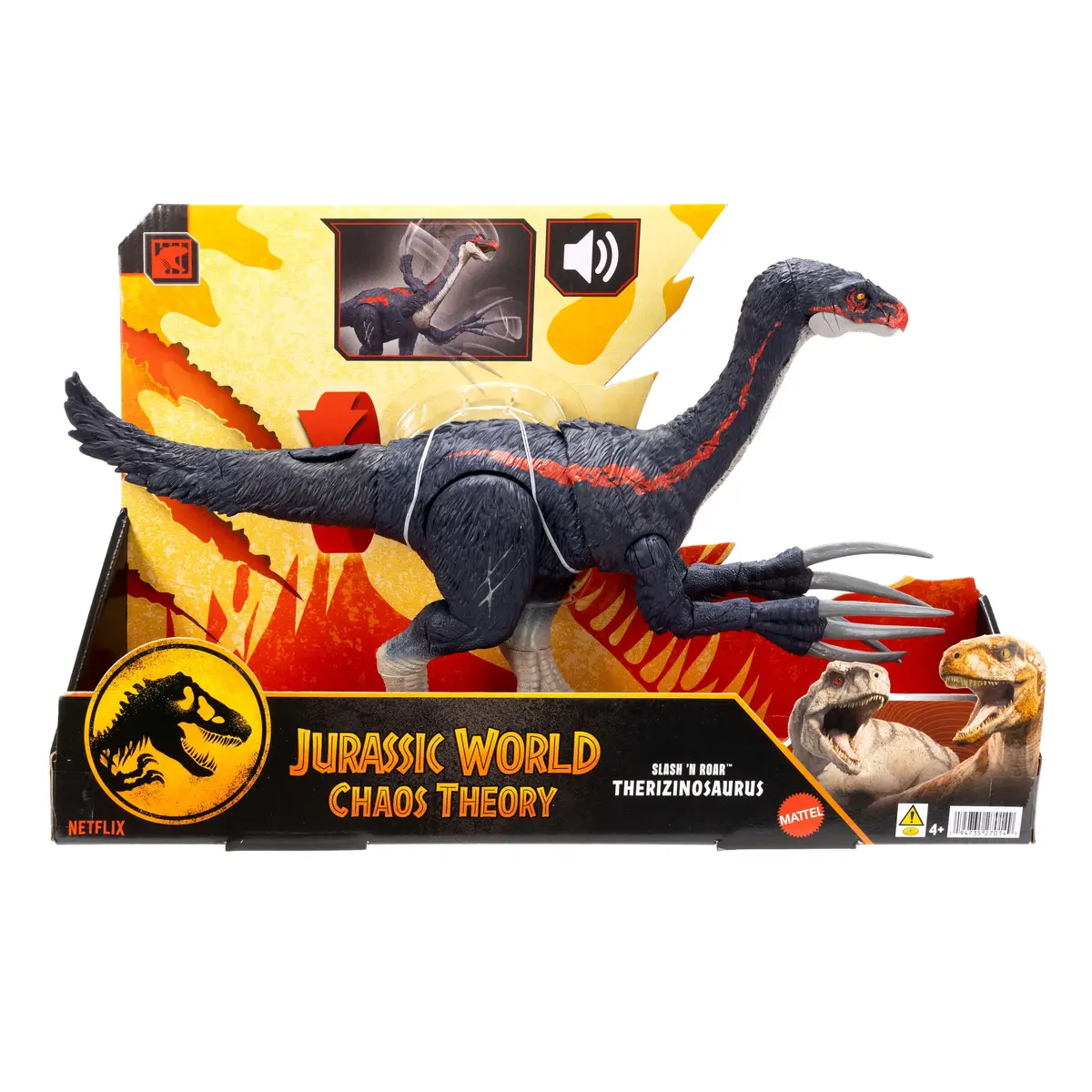 Jurassic World Slash N Roar Therizinosaurus Dinosaurus Figūra Photo 7