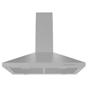 Wall-mounted kitchen hood AKPO WK-4 CLASSIC MINI 60 Stainless Steel, 600 mm, 345 m³/h, 3 speeds