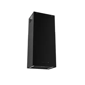 Tvaika nosūcējs AKPO WK-4 ISLA CUBERA GOLD BLACK sienas montāžai, 400×300 mm, 449 m³/h, 3 ātrumi, LED 2×3W