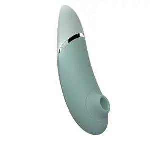 Clitoral stimulator WOMANIZER Next, silicone, green — 171 mm length, built-in battery, 4 h runtime