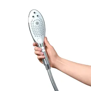 Roku dušas galva WOMANIZER Wave — hromēta, ABS, 88×270 mm, 191 g