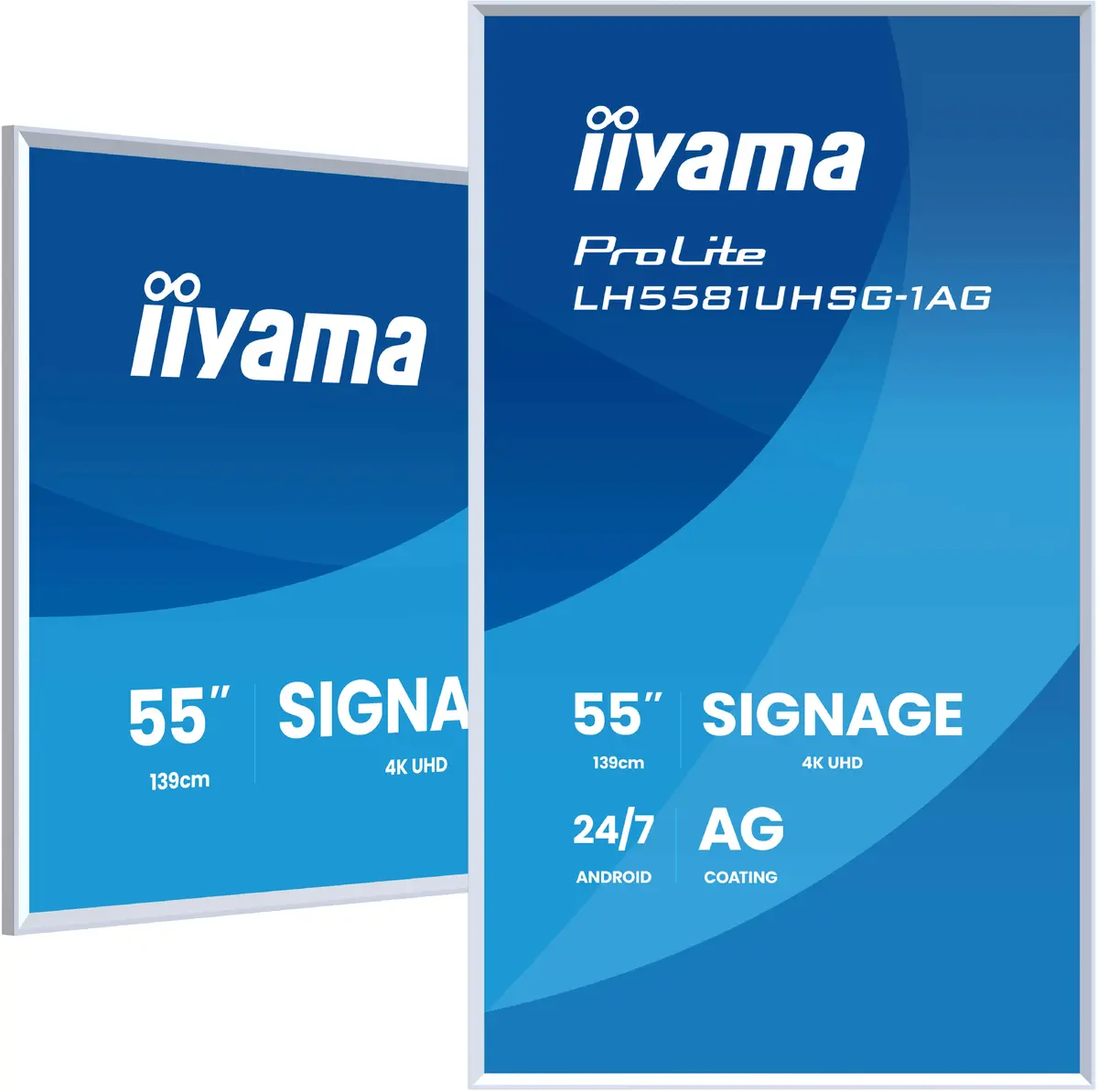 Iiyama LH5581UHSG-1AG Digitālā signāldispleja panelis 54