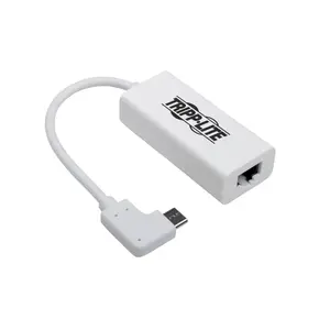USB-C to Gigabit Network Adapter Tripp Lite U436-06N-GBW-RA Right Angle