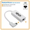 USB-C uz Gigabit tīkla adapteri Tripp Lite U436-06N-GBW-RA Photo 9