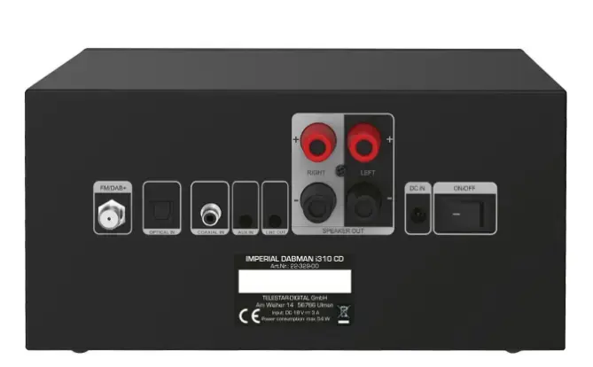Home audio micro system REHAU IMPERIAL DABMAN i310 CD Photo 3