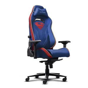 Игровое кресло Trust GXT 721SM Ruya Pro с мягким сиденьем, сине-красное