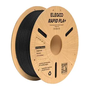 ELEGOO Rapid PLA+ filaments (melns)