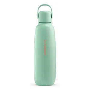 Углекислотная бутылка SodaStream Fizz & Go мятного цвета из нержавеющей стали