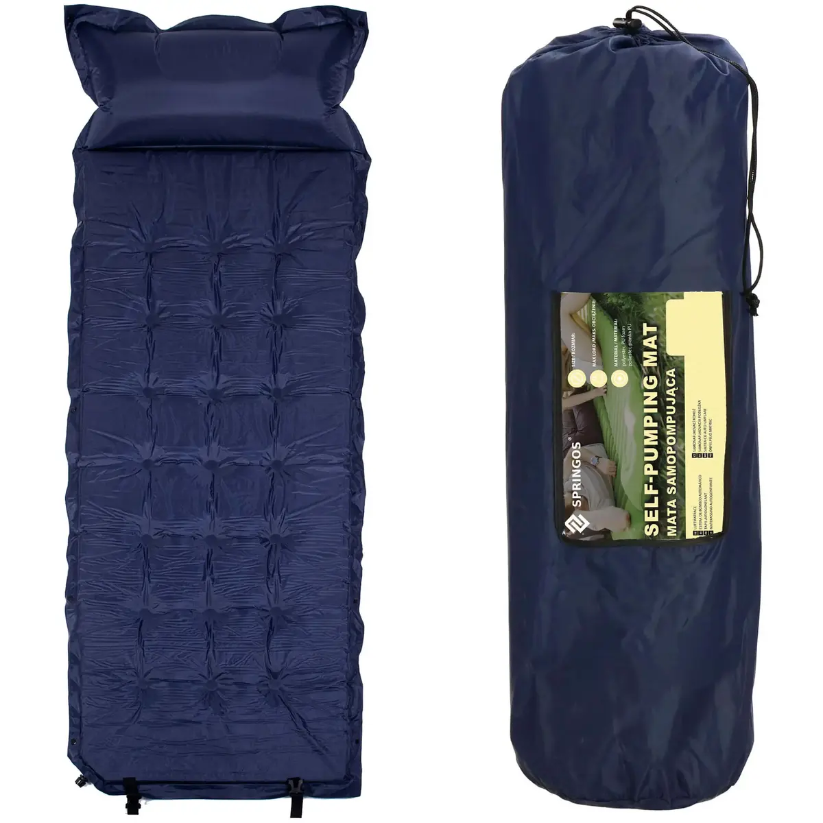 Springos PM054 self-inflating camping mat 200 cm Photo 8