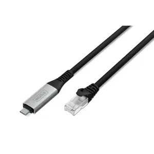 Digitus USB-C 3.2 Gen1 RJ45 Ethernet cable 1Gbit/s 10m