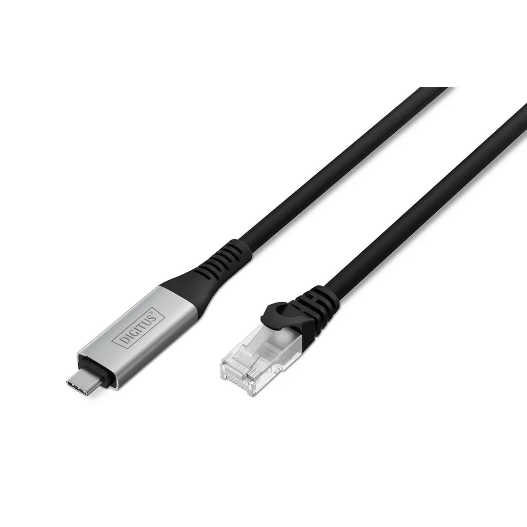 Digitus USB-C uz RJ45 Ethernet kabelis