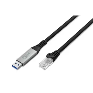 Digitus USB 3.2 Gen1 RJ45 Ethernet cable 1Gbit/s 3m