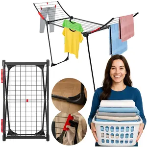 Clothes dryer Springos HA7509 compact design lightweight portable electric dryer
