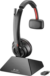 Headset Charging Stand HP POLY Savi 8210/8220 with AC Adapter, Black, 283 g