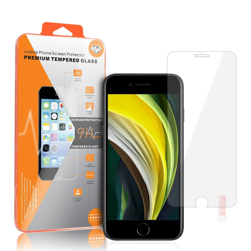 Templēta aizsargstikla ekrāna aizsargs Apple iPhone