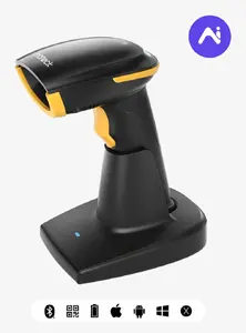 Barcode scanner Inateck BCST-36 — wired USB connection, ergonomic design, black