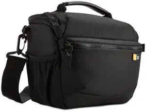 Fotoaparāta soma Case Logic Bryker BRCS-103 melna poliestera plecu soma ar siksnu un 3 ārējām kabatām