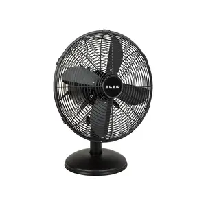 Galda ventilators BLOW 12"/30cm 50W melns, 44-658#