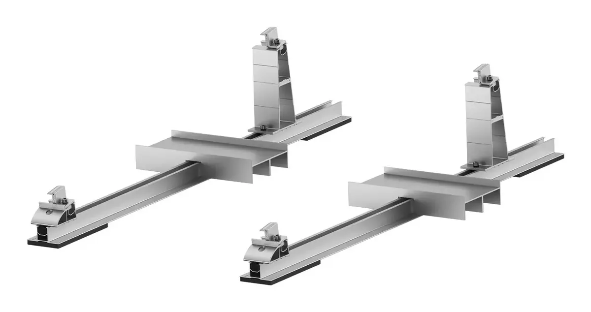 Saules paneļu stiprinājums EcoFlow EFA-BKWFLATROOF-W-EU plakanai