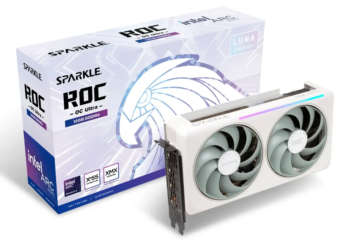 Sparkle B580 ROC Luna OC Ultra — Intel Arc B580 12 ГБ Photo 8