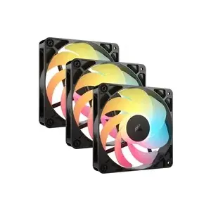 Cooling fan CORSAIR RS120-R ARGB 120mm 3-pack, 120 mm, ARGB lighting, 3 fans