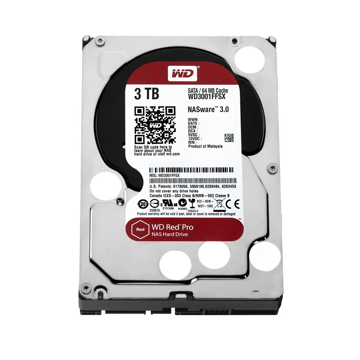 Western Digital Red Pro 3TB cietais disks Photo 2