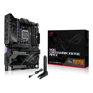 Материнская плата ASUS ROG CROSSHAIR X870E APEX ATX Socket AM5 AMD X870E DDR5 2x DIMM 128GB Wi‑Fi 7 5Gb LAN 5x M.2